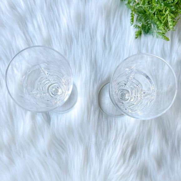 Vintage Cristal d'Arques Durand Chateaudun Fine French Champagne Flute Cut Glass - Picture 4 of 6